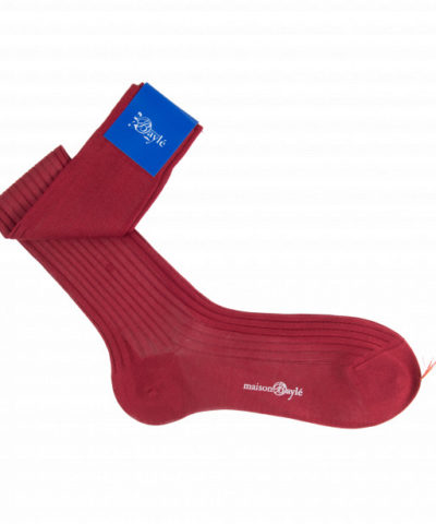 chaussette-fil-ecosse-rouge